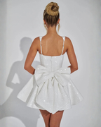 Victoria Dazzling Sequin Bow | Mini Dress