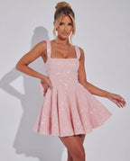 Victoria Dazzling Sequin Bow | Mini Dress