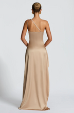 Valora | Satin Maxi Dress