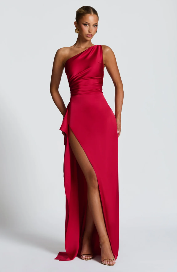 Valora | Satin Maxi Dress