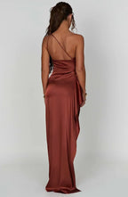 Valora | Satin Maxi Dress