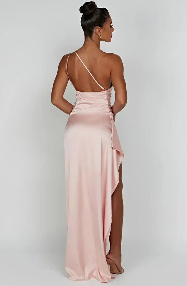 Valora | Satin Maxi Dress