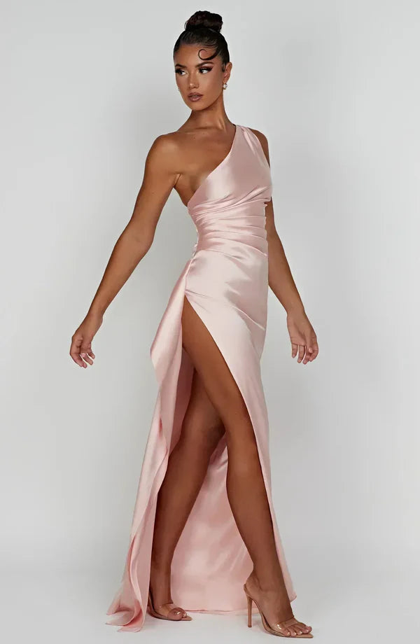 Valora | Satin Maxi Dress
