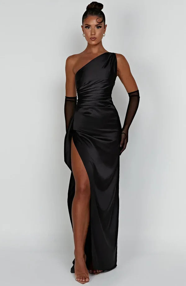Valora | Satin Maxi Dress